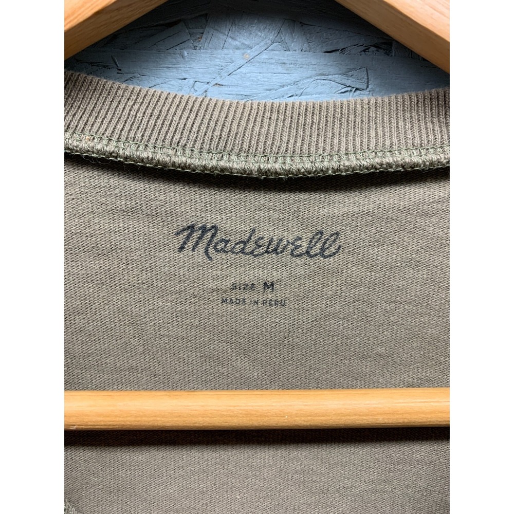 Madewell Long Sleeve Tan Shirt - Picture 4 of 8